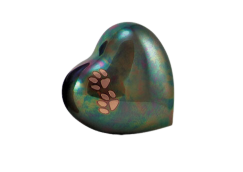 Arielle Heart Urn – Raku