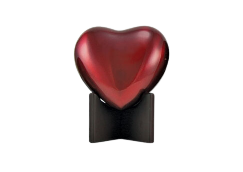 Arielle Heart Urn – Ruby