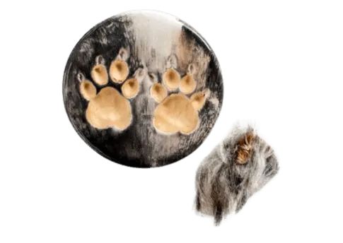 Fur match ceramic paw