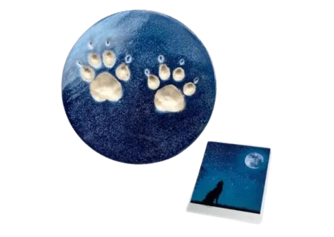 Fur match ceramic paw