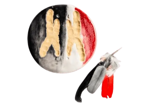 Fur match ceramic paw