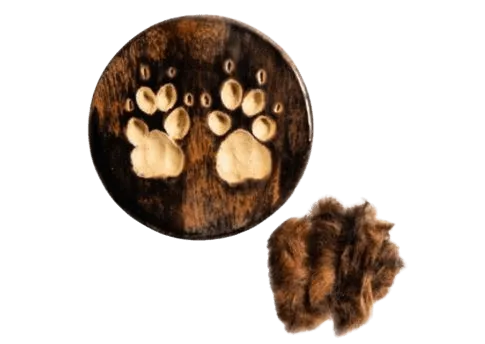 Fur match ceramic paw